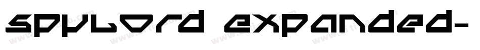 Spylord Expanded字体转换